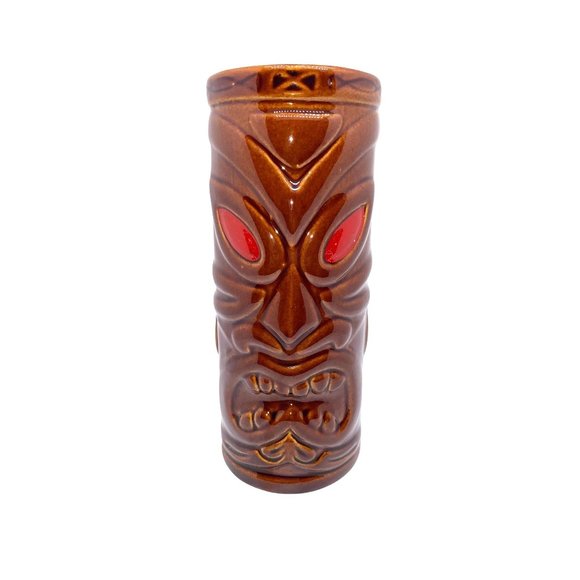 Tiki Farm MRG 2005 Handled Tiki Mug Red Eyes Hawaii Mr G - Picture 1 of 9